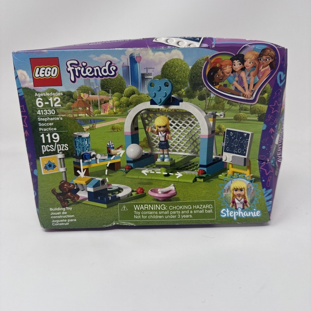 Lego Friends 41330 Stephanie's Soccer Practice NEW SEALED‎ BUT DAMAGED BOX